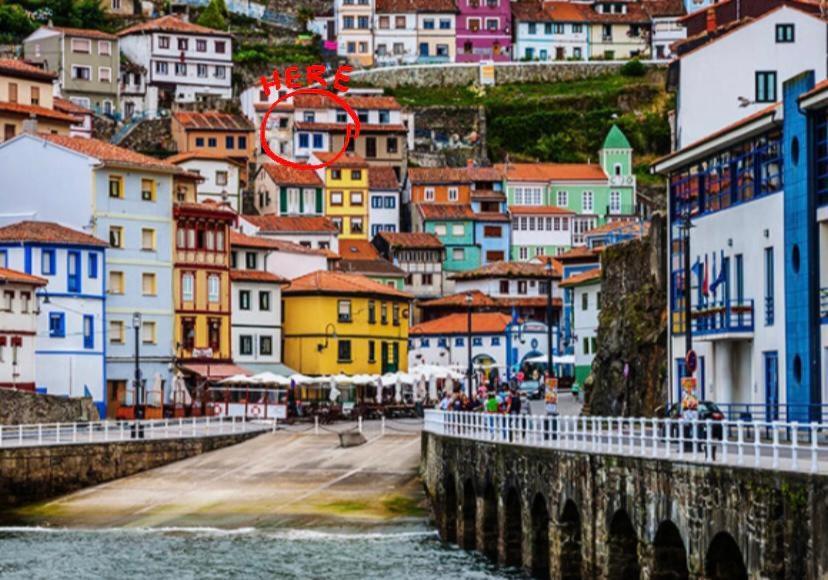 Casa De Pescadores Con Vistas Al Mar Cudillero Luaran gambar